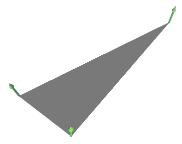 Треугольник с нормалями